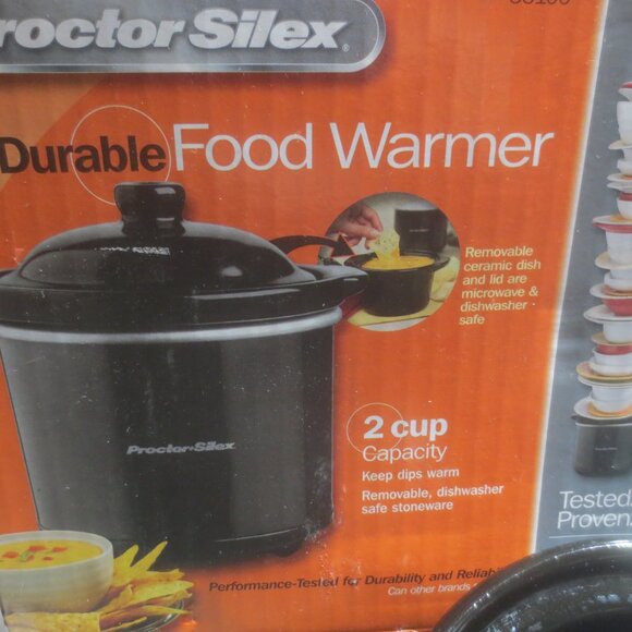 2 Cup Proctor Silex 2 Cup Food Warmer Model 33100. - Picture 4 of 14